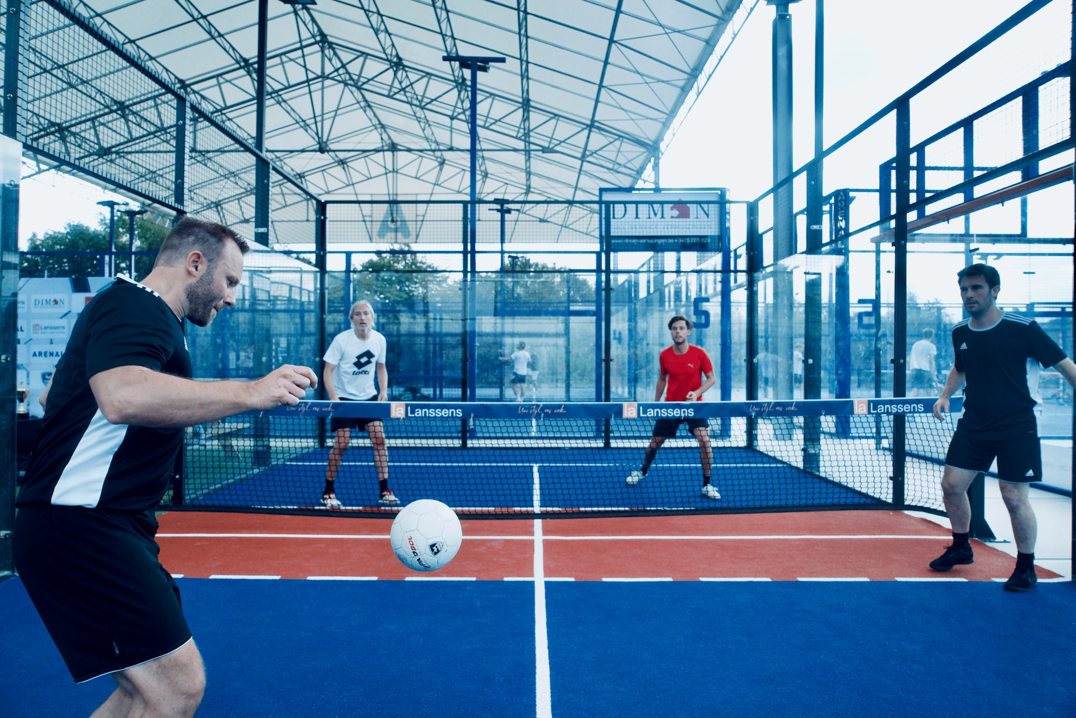 Panoramic Padbol Court